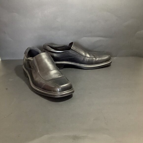 ECCO Men's Helsinki Classic Black Loafers Slip On EU 44 Size 10-10.5 US Ex Cond! - Picture 4 of 7